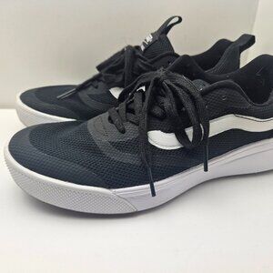 Vans Ulltrarange Black Womens Sz 8.5 Mens Sz 7 Mesh Skateboarding Sneakers